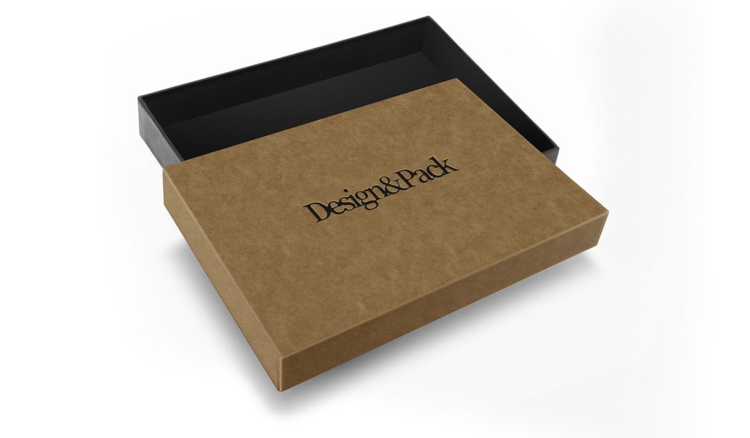 D&p Corporate A4 Doc Pb 220x310d25 Kraft Black Deboss