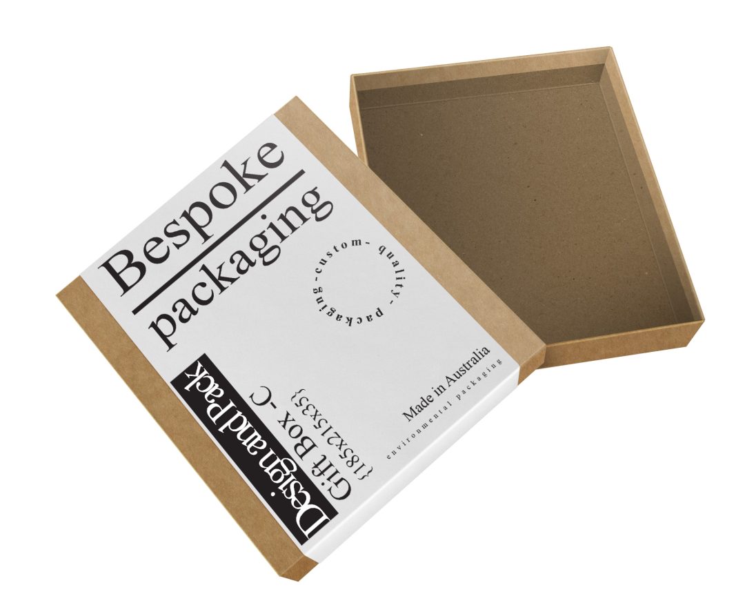 Design & Pack Trat & Lid Gift Box 185x215x35 Mm Kraft