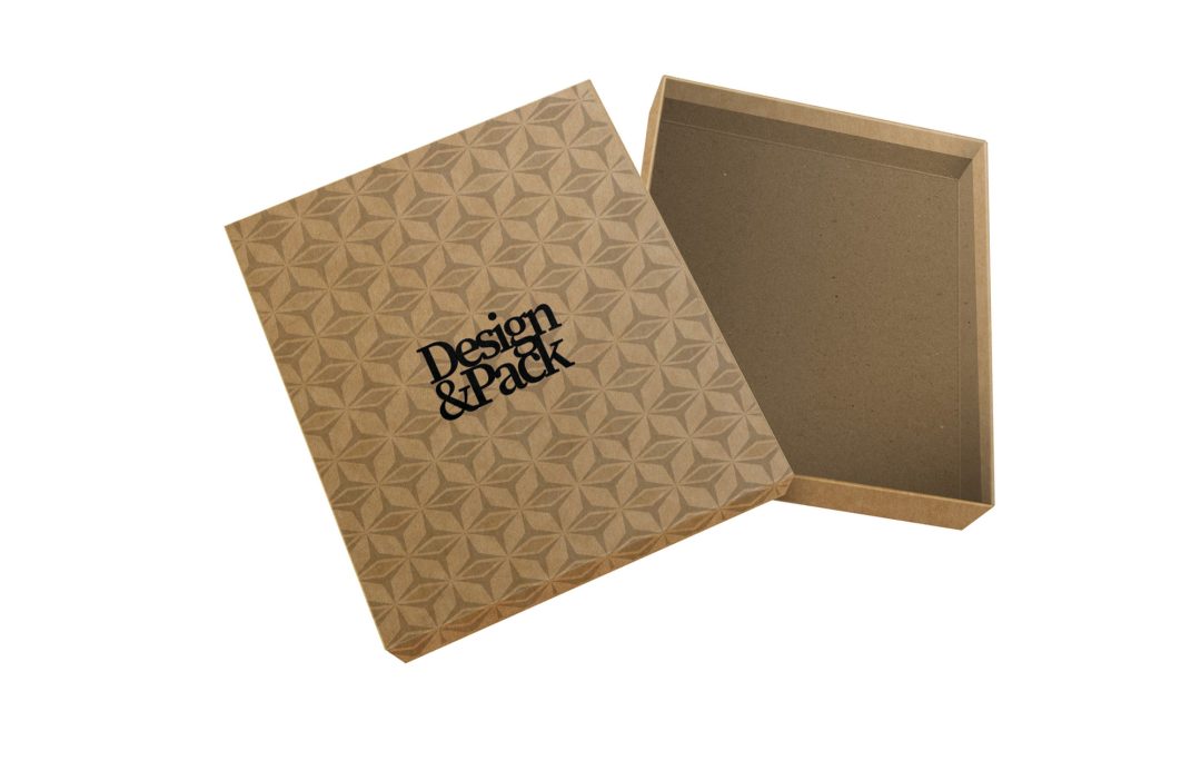 Design & Pack Trat & Lid Gift Box 185x215x35 Mm Kraft Pw