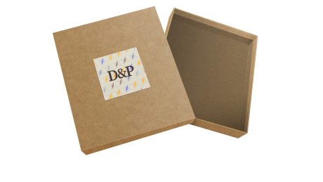 Design & Pack Trat & Lid Gift Box 185x215x35 Mm Kraft Plaque