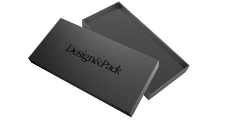 Design&pack Gift Box 75x215 D20 Black Deboss Black