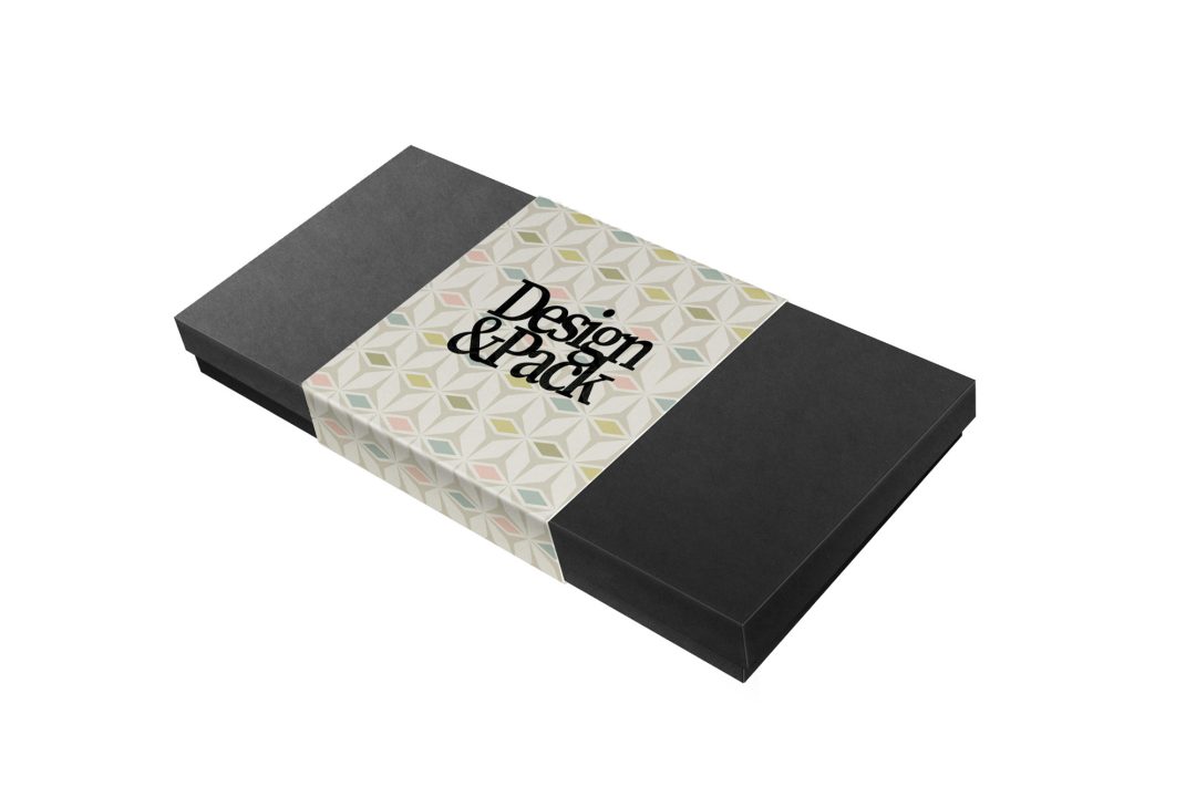 Design&pack Gift Box 75x215 D20 Black Sleeve