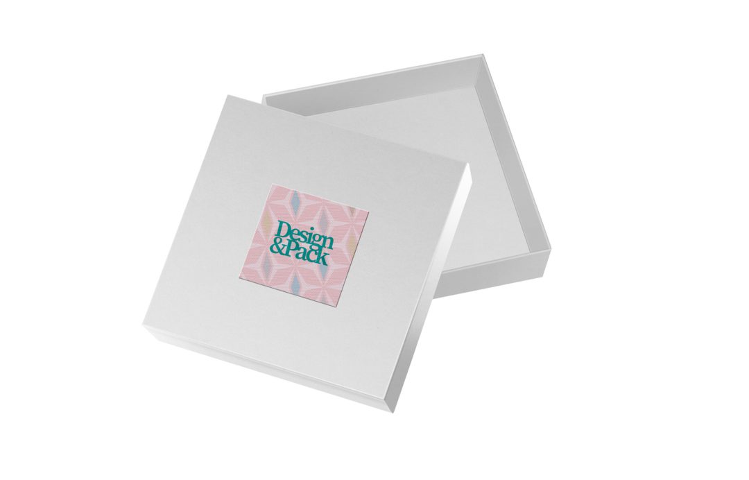 Square Box A 125x125d30 White Plaque